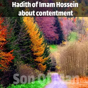 Hadith of Imam Hossein about contentment