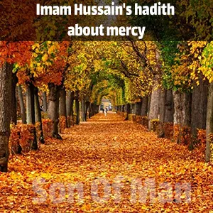 Imam Hussain's hadith about mercy