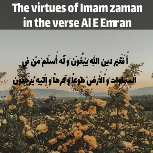 The virtues of Imam zaman in the verse Al E Emran