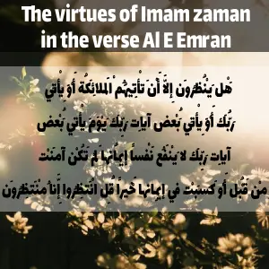 The virtues of Imam zaman in the verse Sura Anaam